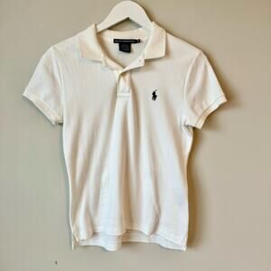 Ralph Lauren Sport | Slim Fit Pony Polo White Size Medium